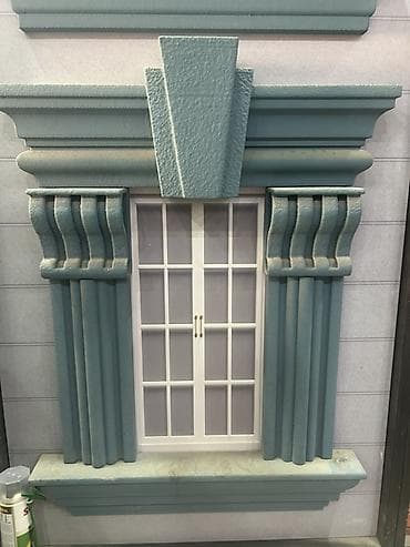 string art: Декоративный архитектурный комплект для оформления окна (фасадный — 1