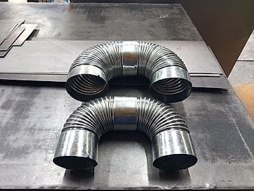 Услуги по строительству и ремонту: Гофрированные колена 90° для вентиляции/дымоудаления д100 д125.п.о — 10