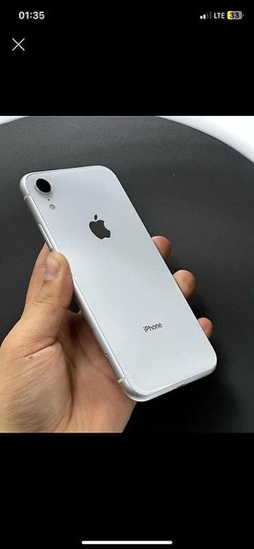 iphone xr max: IPhone Xr, Б/у, 128 ГБ, Белый, Кабель, 78 % — 1