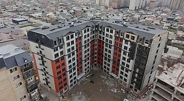 Батирлер: 2 бөлмө, 61 м², Элитка, 5 кабат, Даяр ПСО (өзү оңдоп түзөтүп бүтүү үчүн) — 6