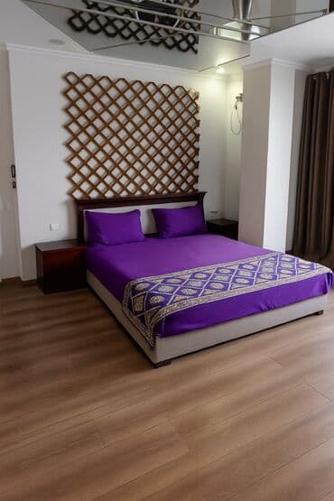 суточные квартиры бишкек восток 5: 1 комната, Душевая кабина, Постельное белье, Кондиционер — 2