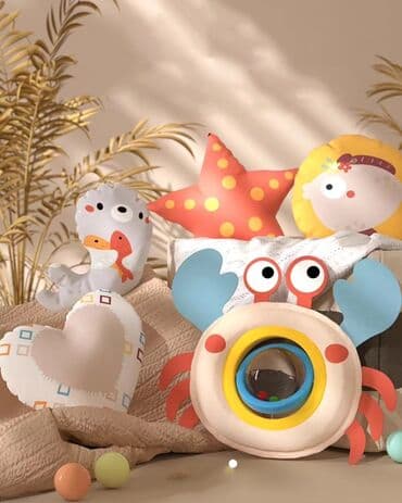 музыкальная игрушка на кроватку: 🎀В НАЛИЧИИ Круглый Музыкальный Развивающий коврик Краб!🦀 😍 Новый — 3