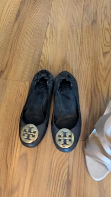 Туфли, 36, Tory Burch, Б/у, цвет - Черный, Самовывоз — 1