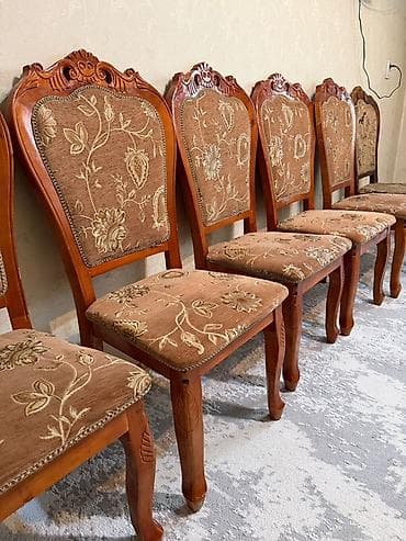 Офис эмереги: Ашкана үстөлү жана отургуч, түсү - Күрөң — 4