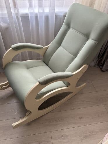 стул на роликах: Кресла-качалка, Самовывоз, Платная доставка, цвет - Зеленый — 8