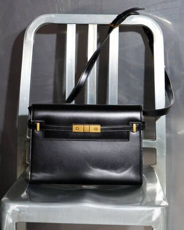 купить кошелек женский недорого: Кожаная сумка "KELLY". Трендовая, элегантная сумка в черном люксовом — 2