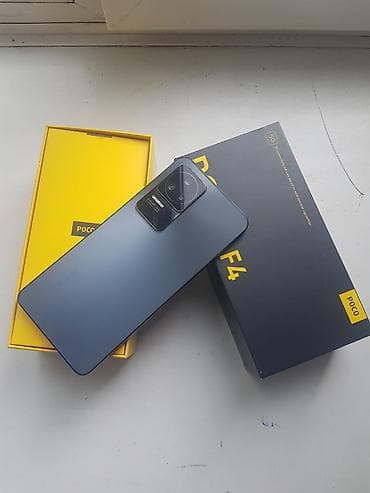 mi tablet: Poco F4, Новый, 256 ГБ, цвет - Черный, 1 SIM, 2 SIM, eSIM — 1