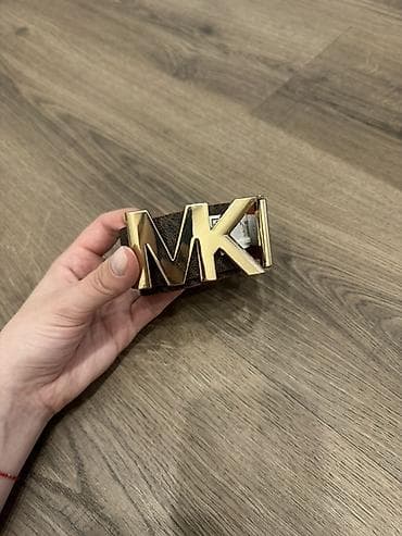 джинсы dilvin: Ремень, Michael Kors, Материал: Искусственная кожа, Унисекс, Б/у — 1