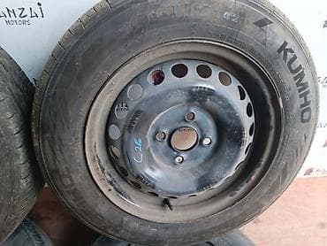 diska 14: Колеса в сборе 215 / 65 / R 16, Всесезонная, Б/у, Комплект, Легковые, Железные, отверстий - 5 — 4