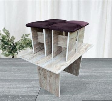 стол и четыре стула: Кухонный стол и стул, Новый, Самовывоз, Платная доставка — 3