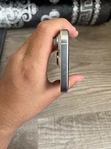 pixel pro: IPhone 16 Pro, Б/у, 128 ГБ, White Titanium, Защитное стекло, 92 % — 10