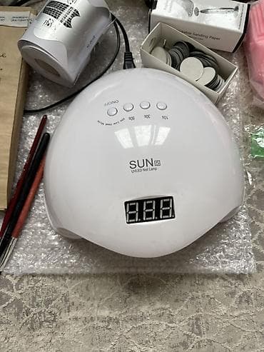 Аппарат для маникюра/педикюра + UV/LED-лампа для ногтей Комплект: - — 6