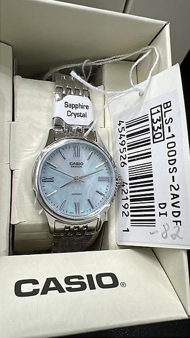 CASIO Beside BLS-100DS-2AVDF — элегантные кварцевые наручные часы на