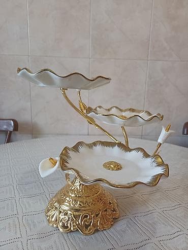 Посуда: Конфетница, сухофрукты можно положить за 1300сом покупали продам за — 3