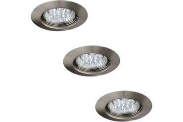 трековые светильник: Спот встраиваемый SPARK recessed nickel 3x1.5W 230V. 59453/17/10 — 1