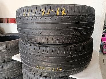 Шины 215 / 45 / R 17, Лето, Б/у, Пара, Легковые, Япония, Falken