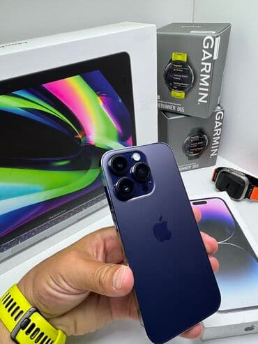 купить пс5 бишкек: IPhone 14 Pro, Колдонулган, 256 ГБ, Заряддоочу түзүлүш, Коргоочу айнек, Каптама, Бөлүп төлөө менен, 90 % — 2