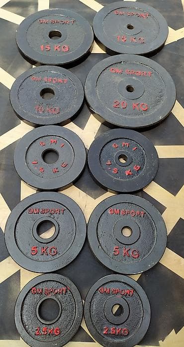 Спортивные сумки: Гантели производства Узбекистан 1кг 170сом разборные, веса от 3кг — 6