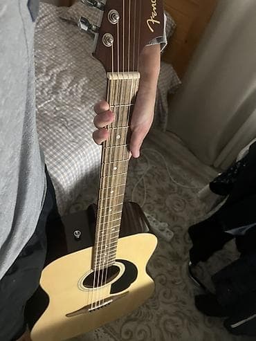 Спорт жана хобби: Акустическая гитара Fender Состояние: отличное, почти не — 3
