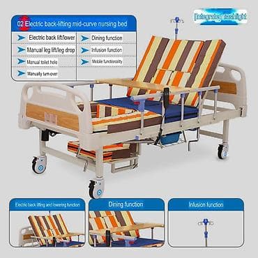 коврик массажный: Медицинская кровать с матрасом и туалетом, новые 24/7 доставка — 4