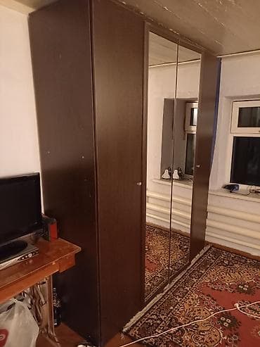 диван уголок мягкая мебель: Спальный гарнитур, Б/у, Двуспальная кровать, Кыргызстан, ДСП, Самовывоз, цвет - Коричневый — 4