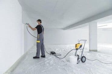 Покраска стен, Покраска потолков, Покраска наружных стен, На масляной основе, На водной основе, Больше 6 лет опыта