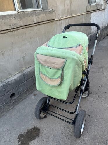 коляска детская цена бишкек: Коляска, цвет - Голубой, Б/у — 7