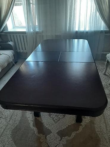 Стол трансформер Для кухни, Раскладной стол, Длина, см: 2,5 см, цвет - Коричневый — 1