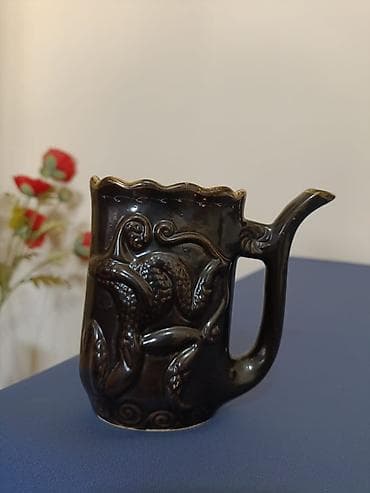 бир: Фарфоровый винтажный чайник( Городецкий фарфоровый завод 60 г.)- 700 — 4