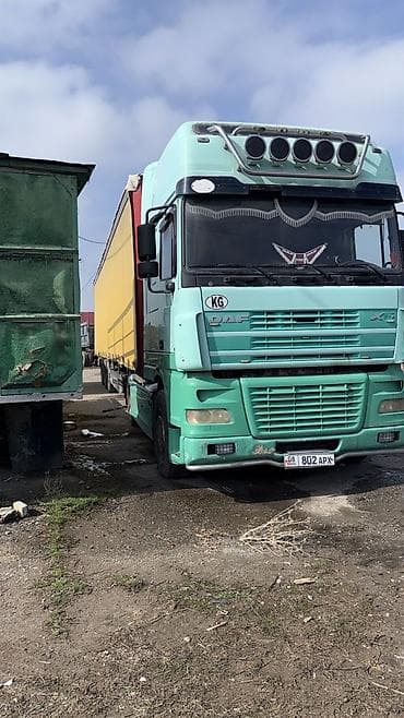 down pipe: Тягач, DAF, Тентованный — 2