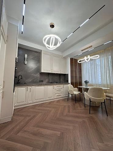 seven development: 2 комнаты, 77 м², Асанбай мкр Элитка, 8 этаж, Дизайнерский ремонт — 3