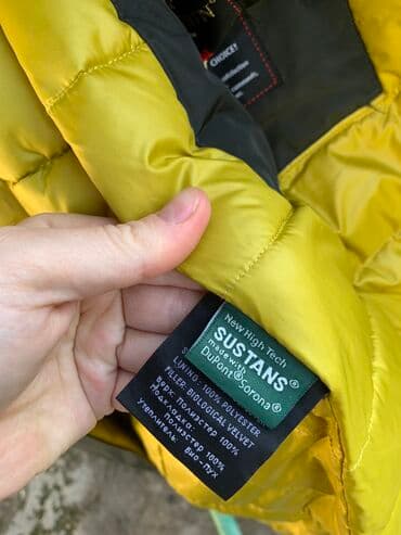 пуховик хорошее: Пуховик, По колено, С мехом, M — 6