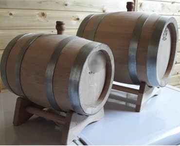 бочка деревянная: Дубовые бочки. Бочки из "колотого" кавказского дуба от крупнейшего — 1