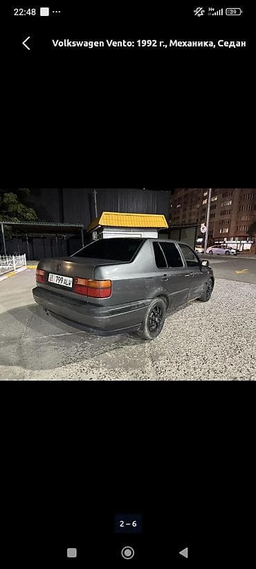 салон венто: Volkswagen Vento: 1992 г., Механика, Седан — 4