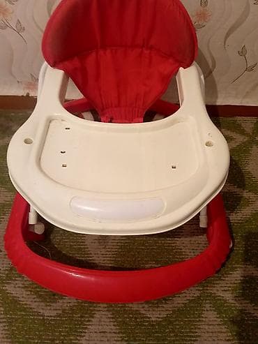 ходунок детский от 6 месяц: Детские ходунки, на ходится в городе Кара-Балта - Цвет: красно-белые — 2