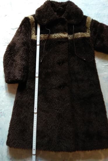 шубы мутон: Продаю: Шуба детская, искусственный мех, цвет коричневый, б/у, в — 2