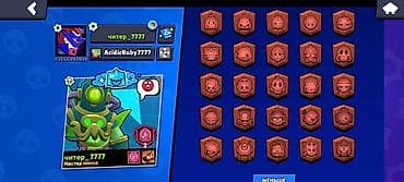 Аккаунт Brawl Stars - Ник: читер_7777 - Трофеи: 16 168 - Уровень