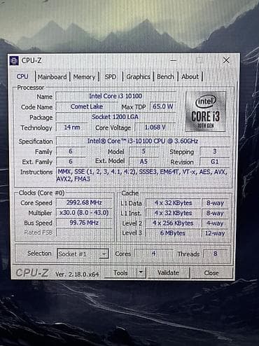 Принтеры: Компьютер, ядер - 8, ОЗУ 16 ГБ, Для работы, учебы, Б/у, Intel Core i3, AMD Radeon RX 580, HDD + SSD — 7