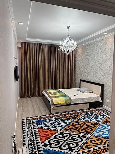 Сдается посуточно/час/ночь/день уютная 1‑комнатная квартира в районе at lalafo.kg Сдается посуточно/час/ночь/день уютная 1‑комнатная квартира в районе