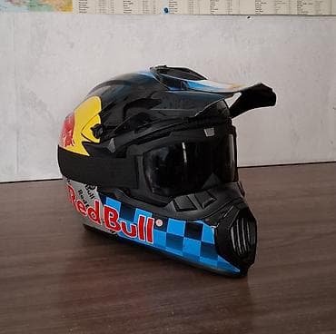 вмх: Кроссовый/эндуро шлем Red Bull - Тип: интегральный — 7