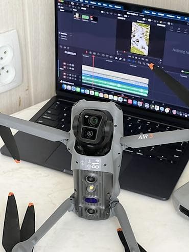 apple 8 plus: DJI Air 3 — компактный складной квадрокоптер с двумя камерами — 1