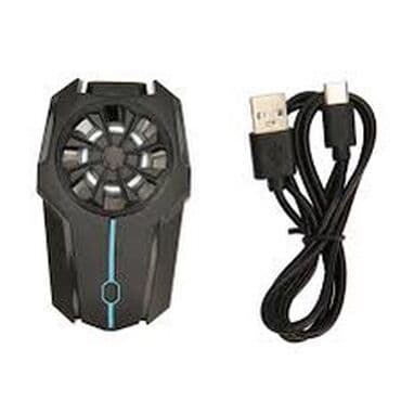 Куллер Охладитель для смартфона (клипса-вентилятор) с кабелем -