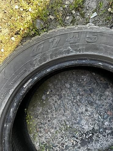 r 16: Шины 205 / 55 / R 16, Лето, Б/у, Пара, Легковые, Hankook — 6