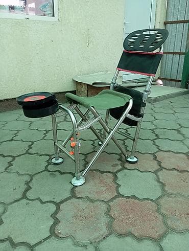 Походный складной стул, Б/у, Железо at lalafo.kg Походный складной стул, Б/у, Железо