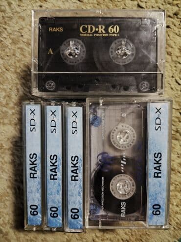 Аудиокассеты оригинал 1. RAKS 100, RAKS 90, KONICA XR-I 90, SMAT