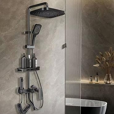 Сантехника: Гибкий шланг, Латунь, Матовое, Черный — 3