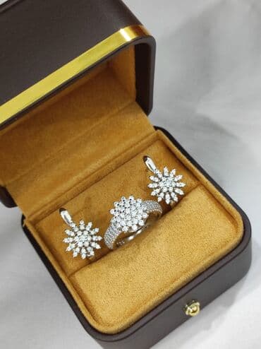 свадебные платья от производителя: Набор украшений, Проба 925, Женские, Новый — 11