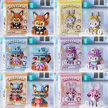 Конструктор микроблоков ZOOTOPIA (BOZHIJIA) - Серия фигурок в стиле at lalafo.kg Конструктор микроблоков ZOOTOPIA (BOZHIJIA) - Серия фигурок в стиле