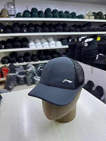 кепка мужской: Кепка, Бейсболка, Козырек: Изогнутый, С сеткой — 3