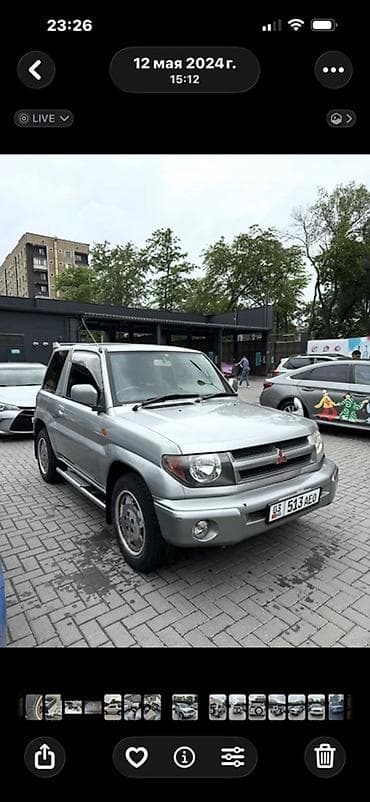 Транспорт: Mitsubishi Pajero iO: 1999 г., 1.8 л, Автомат, Бензин, Кроссовер — 7